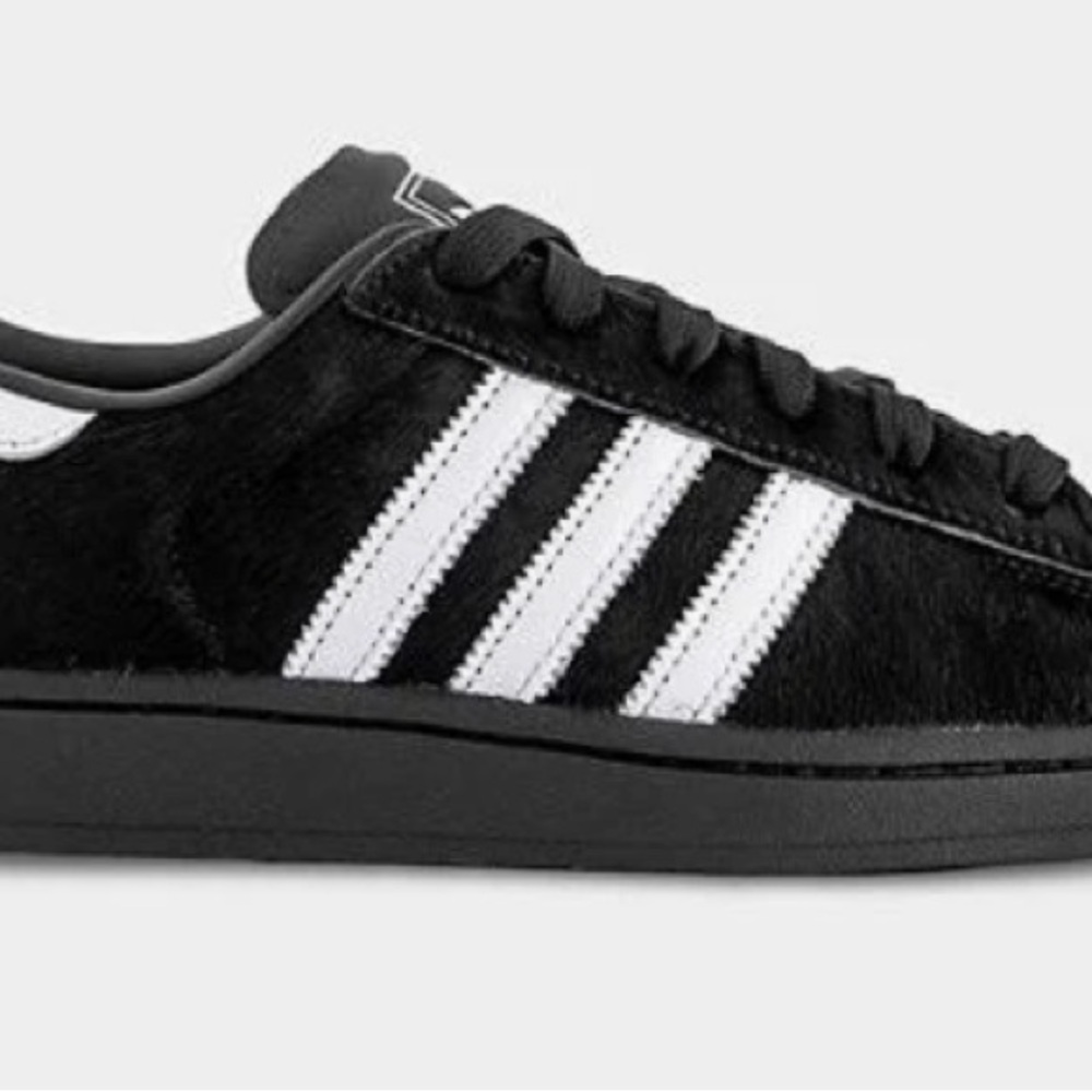 Pony hair version of Adidas superstar